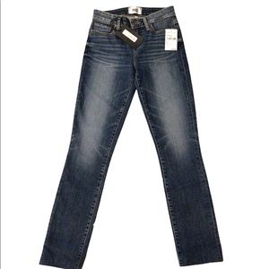 NWT PAIGE Hoxton Ankle High Rise Skinny Blue Jeans Size 24